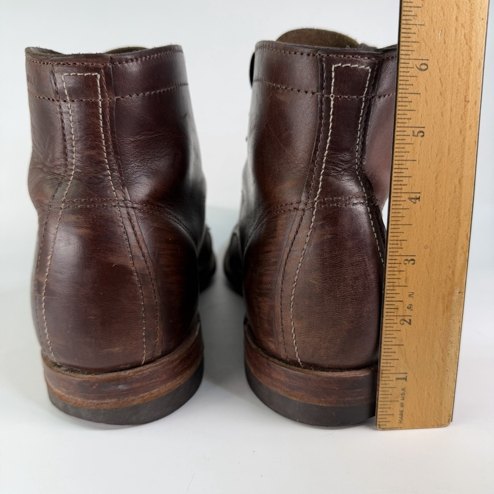 Wolverine 1000 Mile PLAIN TOE Classic Boot Havana Brown W990072 Men's 10.5 D USA - Picture 8 of 15